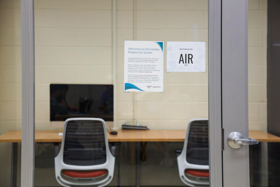 Photo of a the Media Production Suite